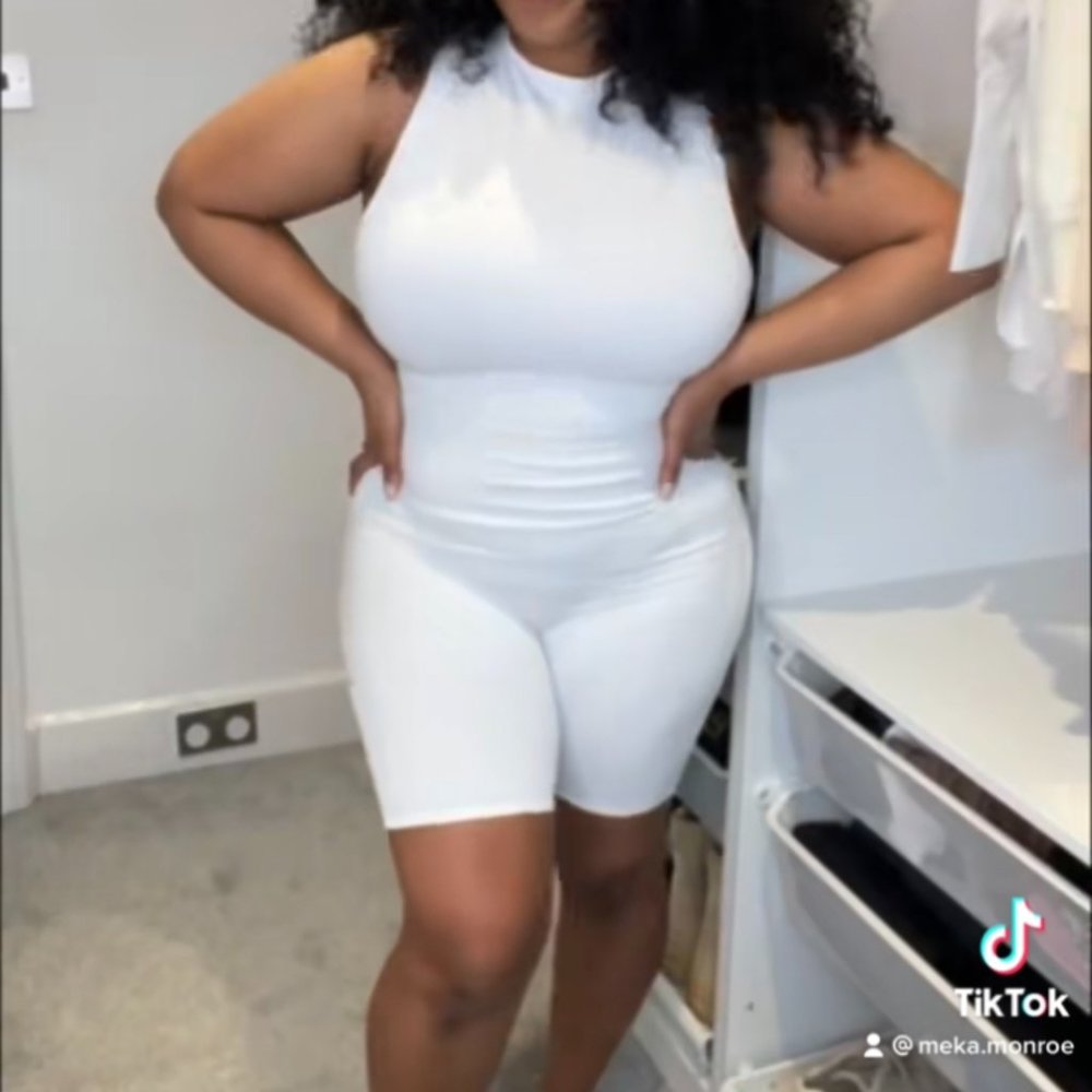 White jumpsuit